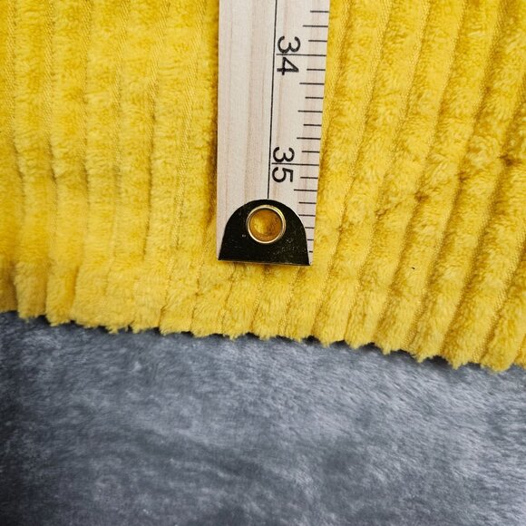 Color Me Cotton Womens XXL Jacket Yellow Corduroy Annabelle Hooded Coat CMC - Picture 9 of 9